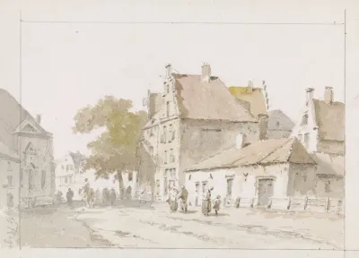 Gezicht Te S Gravenhage