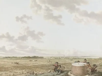 Gezicht Van De Tafelberg Bij Blaricum Met Links Craayloos Bosch En Rechts De Tafel