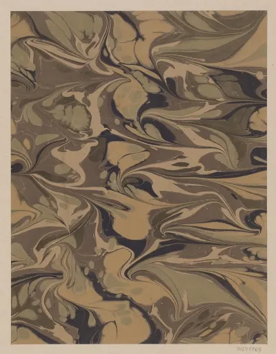 Gezogenes Marmorpapier 11