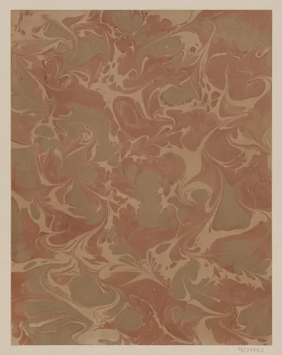 Gezogenes Marmorpapier 13