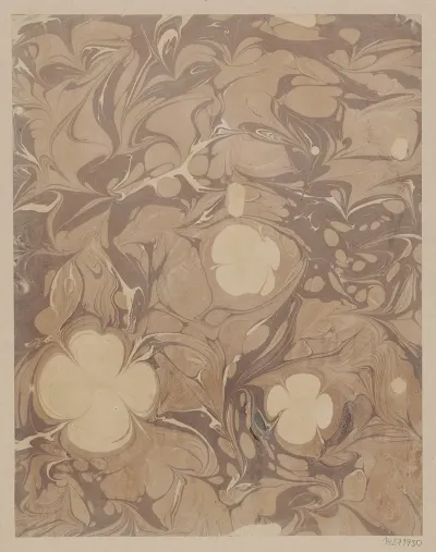 Gezogenes Marmorpapier 15