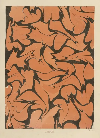 Gezogenes Marmorpapier 6