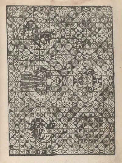 Giardineto Novo Di Punti Tagliati Et Gropposi Per Exercitio Et Ornamento Delle Donne Pl 03