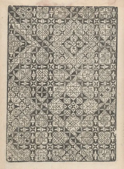 Giardineto Novo Di Punti Tagliati Et Gropposi Per Exercitio Et Ornamento Delle Donne Pl 04