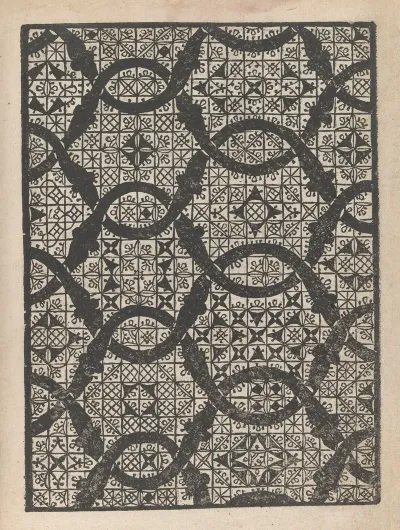 Giardineto Novo Di Punti Tagliati Et Gropposi Per Exercitio Et Ornamento Delle Donne Pl 05