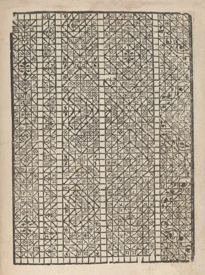 Giardineto Novo Di Punti Tagliati Et Gropposi Per Exercitio Et Ornamento Delle Donne Pl 07