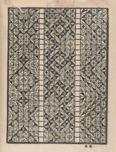 Giardineto Novo Di Punti Tagliati Et Gropposi Per Exercitio Et Ornamento Delle Donne Pl 30