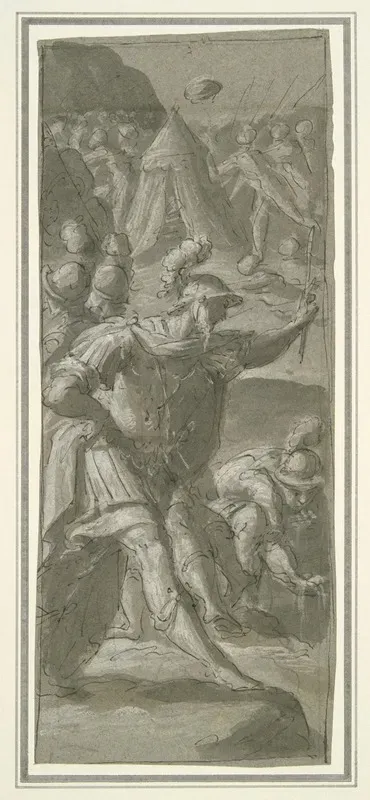Gideon Choosing His Army