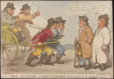 Gig Hauling Or Gentlemanly Amusement For The Nineteenth Century