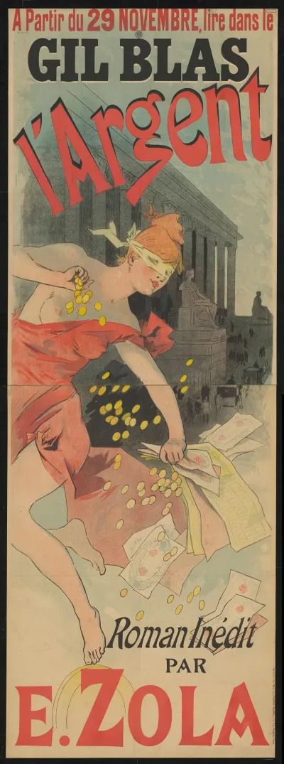 Gil Blas L Argent Roman Inedit Par Emile Zola