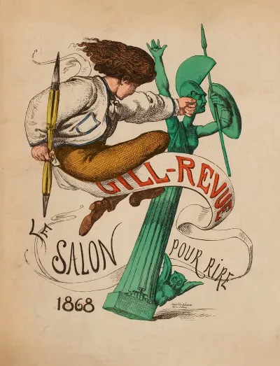 Gill Revue Le Salon Pour Rire 1868