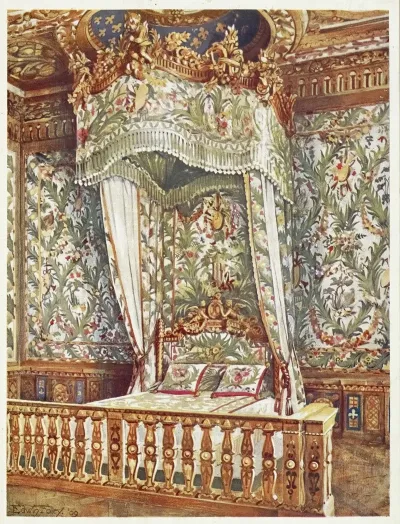 Gilt State Bed Of Queen Marie Antoinette