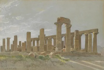 Girgenti The Temple Of Juno Lacinia At Agrigentum