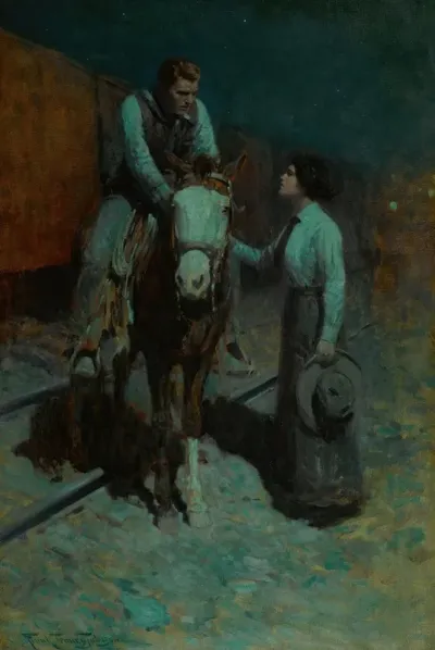 Girl And Cowboy