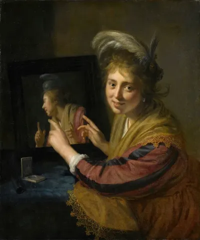 Girl At The Mirror