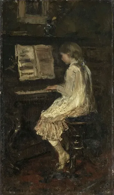 Girl At The Piano