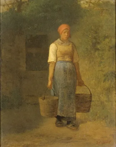Girl Carrying Water