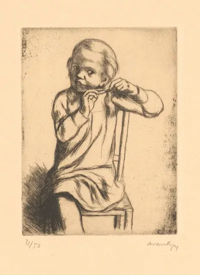 Girl Doing Her Hair