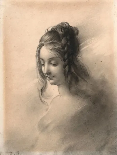 Girl Head Study