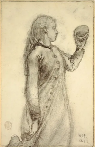 Girl Holding A Shell