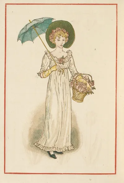 Girl Holding Umbrella