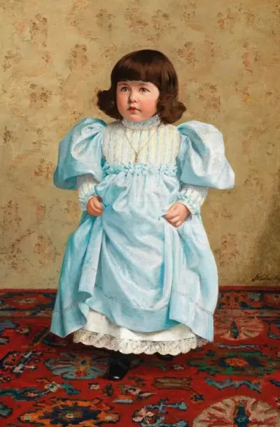Girl In A Blue Frock