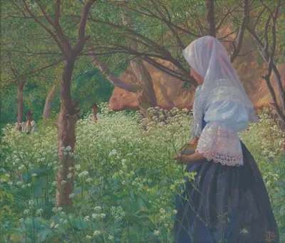 Girl In A Folk Costume