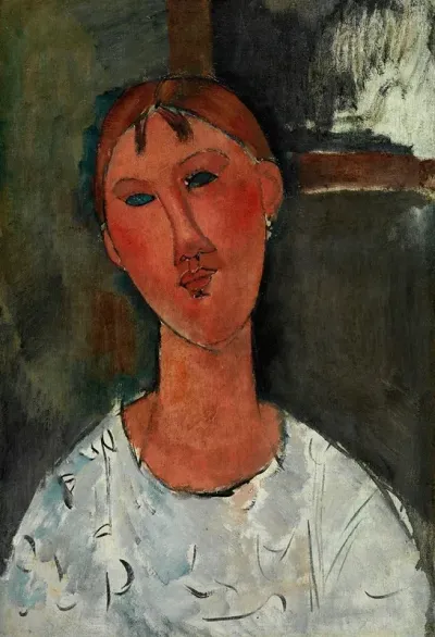 Girl In A White Blouse
