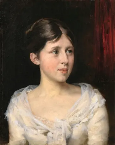 Girl In A White Dress