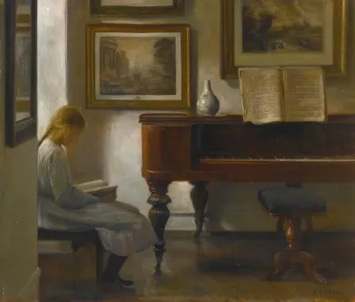 Girl In An Interior