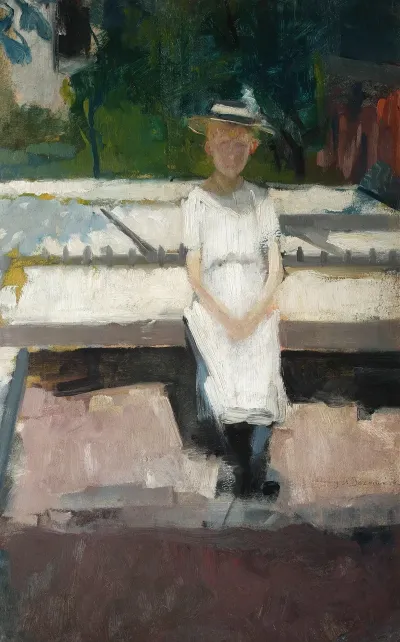 Girl In The Garden 5