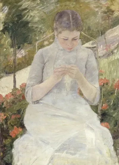 Girl In The Garden
