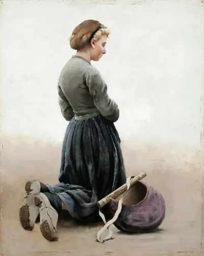 Girl Kneeling
