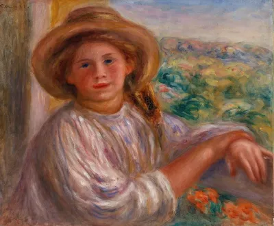 Girl On A Balcony Cagnes Jeune Femme Au Balcon Cagnes