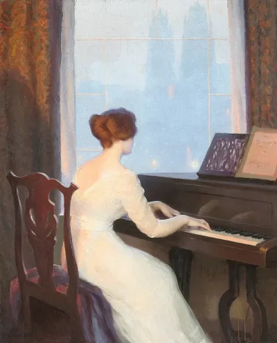 Girl Playing Piano