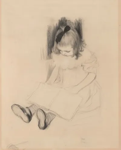 Girl Reading 10