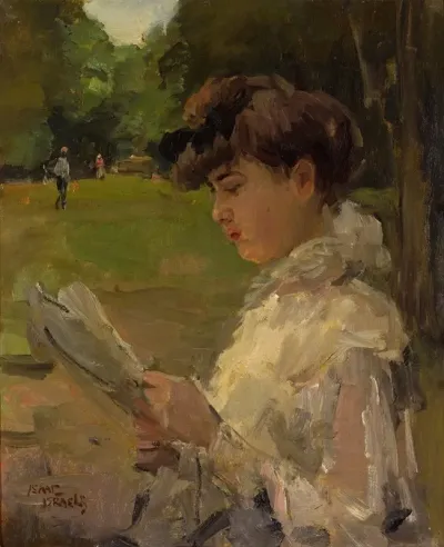 Girl Reading 4