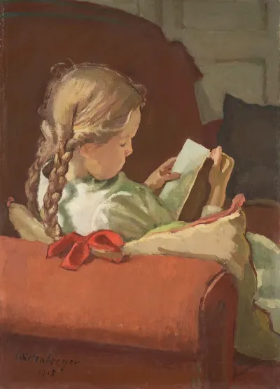 Girl Reading 6