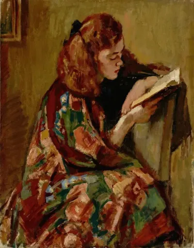 Girl Reading 8