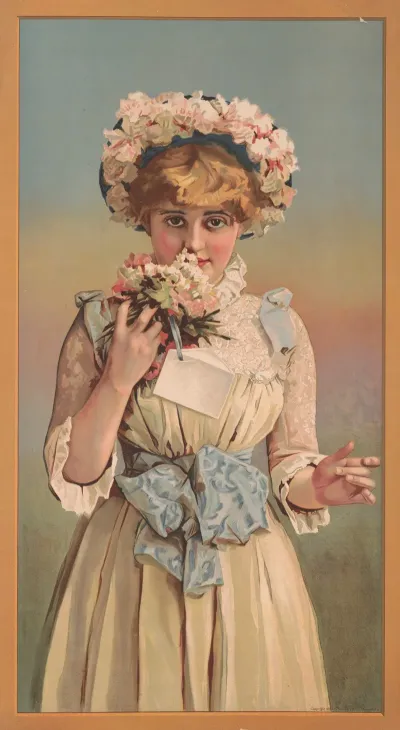 Girl Smelling Corsage