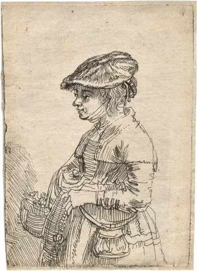 Girl With A Basket 2