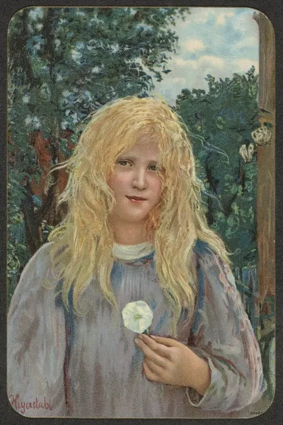 Girl With A Flower 3