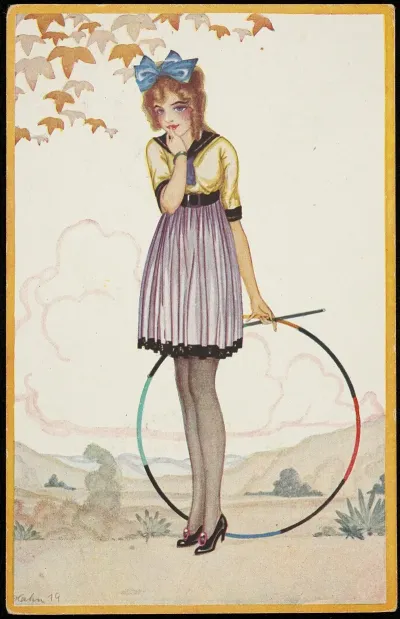 Girl With A Hoop 2