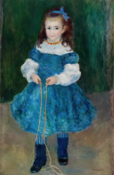 Girl With A Jump Rope Portrait Of Delphine Legrand