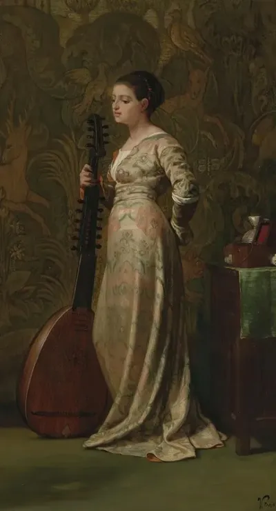 Girl With A Lute
