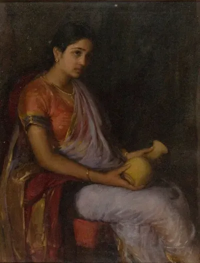 Girl With A Vase