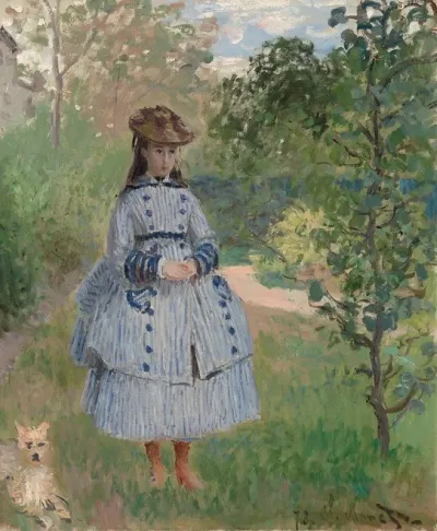 Girl With Dog