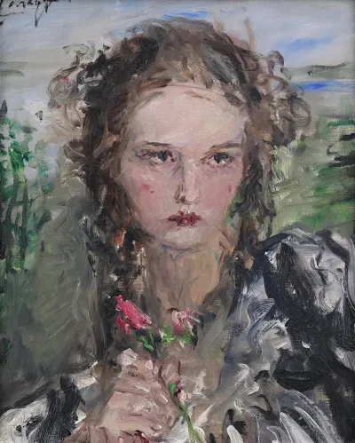 Girl With Flowers 5