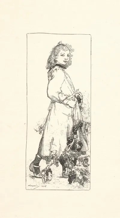 Girl With Grapevine