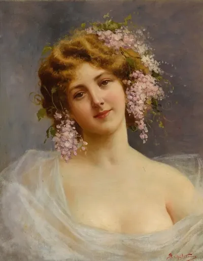 Girl With Lilacs 2
